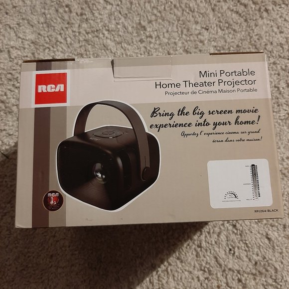 RCA Mini Portable Home Theatre Projector - Picture 1 of 5